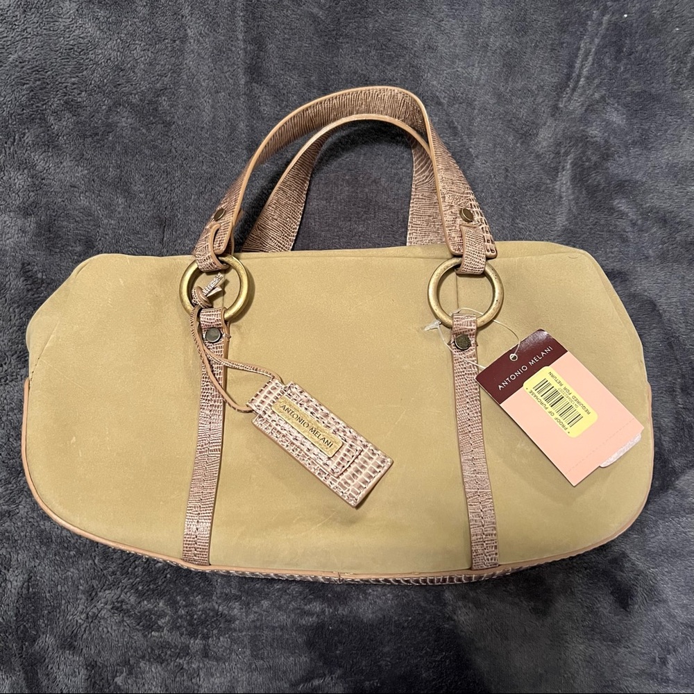 NWT Antonio Melani Mini Suede Tote